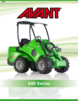 व्हील लोडर Avant Tecno Avant 640