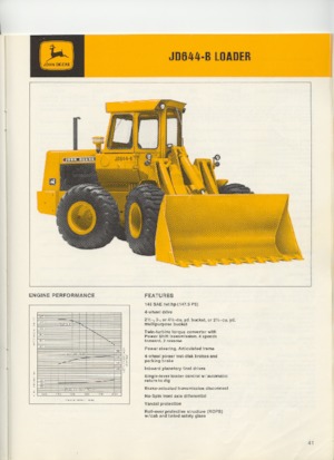 व्हील लोडर John Deere Construction 644-B