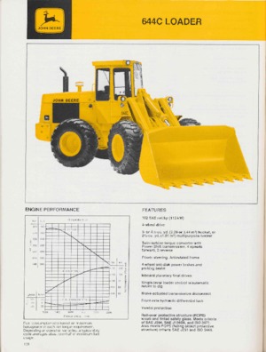 व्हील लोडर John Deere Construction 644 C