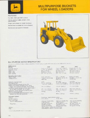 व्हील लोडर John Deere Construction 444 E