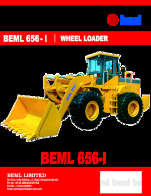 व्हील लोडर Beml 656-I