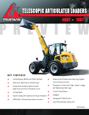 व्हील लोडर Mustang 708T