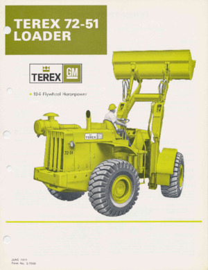 व्हील लोडर Terex 72-51