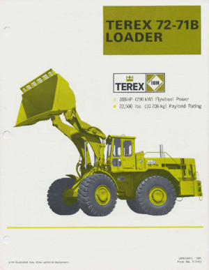 व्हील लोडर Terex 72-71 B
