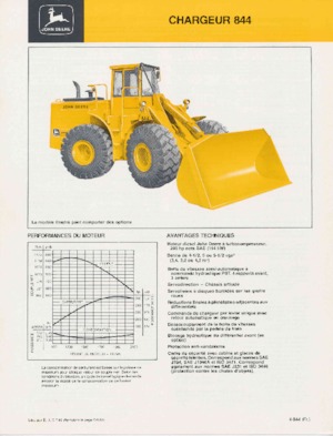 व्हील लोडर John Deere Construction 844