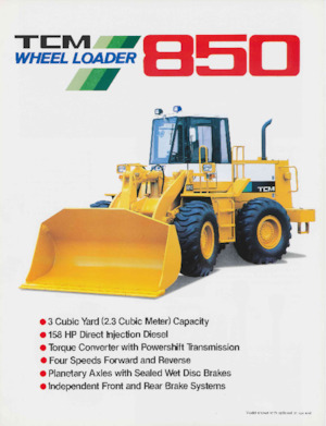 व्हील लोडर TCM 850