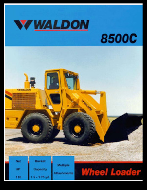 व्हील लोडर Waldon 8500C