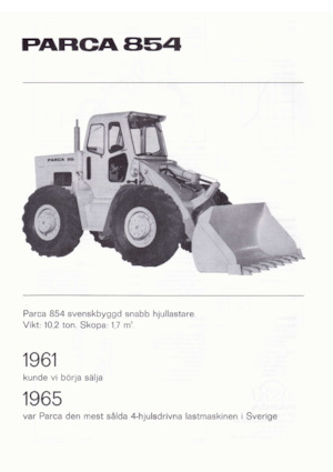 व्हील लोडर Parca 854