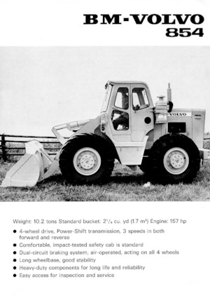 व्हील लोडर Volvo 854