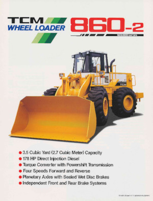 व्हील लोडर TCM 860-2