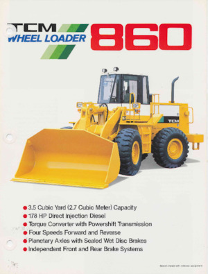 व्हील लोडर TCM 860