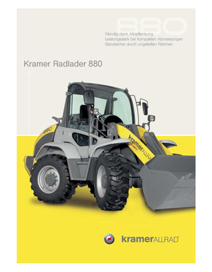 व्हील लोडर Kramer 880