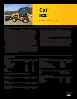 व्हील लोडर Caterpillar 903D