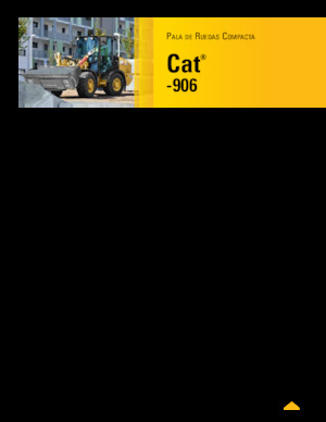 व्हील लोडर Caterpillar 906