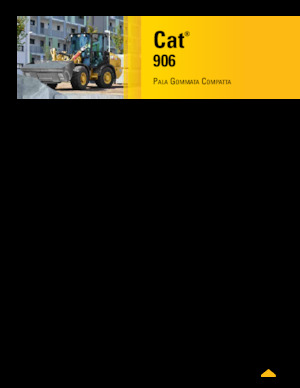 व्हील लोडर Caterpillar 906