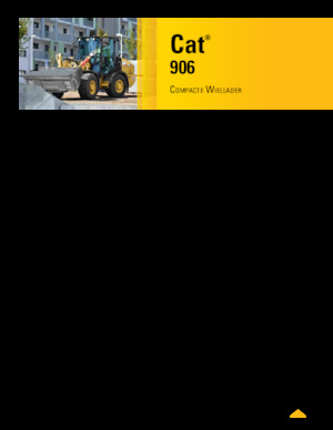 व्हील लोडर Caterpillar 906