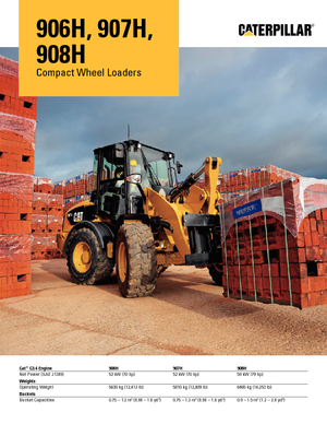 व्हील लोडर Caterpillar 907H