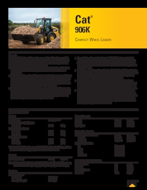 व्हील लोडर Caterpillar 906K