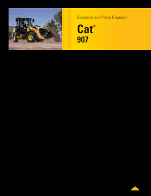 व्हील लोडर Caterpillar 907
