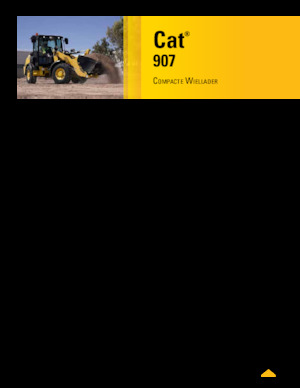 व्हील लोडर Caterpillar 907