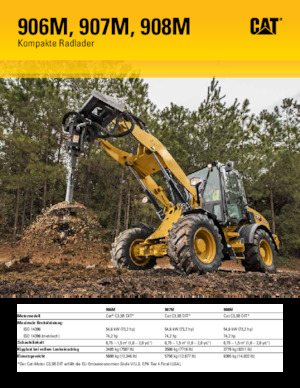 व्हील लोडर Caterpillar 906M