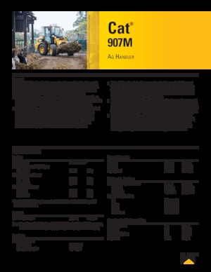 व्हील लोडर Caterpillar 907M