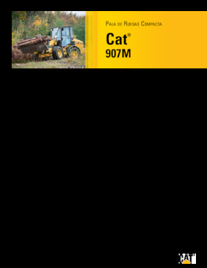 व्हील लोडर Caterpillar 907M