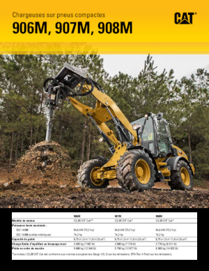 व्हील लोडर Caterpillar 907M