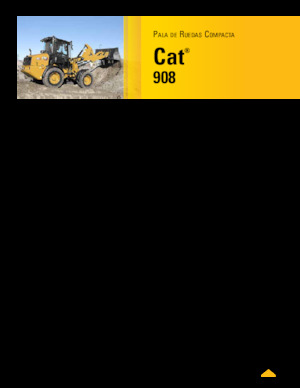व्हील लोडर Caterpillar 908