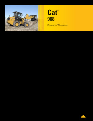 व्हील लोडर Caterpillar 908