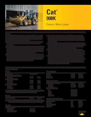 व्हील लोडर Caterpillar 908K