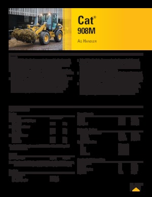 व्हील लोडर Caterpillar 908M
