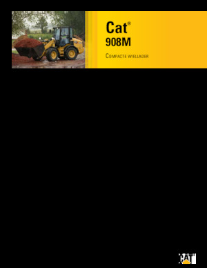 व्हील लोडर Caterpillar 908M