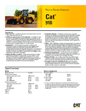व्हील लोडर Caterpillar 910