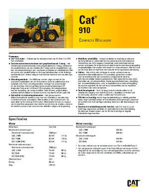 व्हील लोडर Caterpillar 910