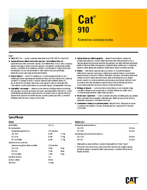 व्हील लोडर Caterpillar 910
