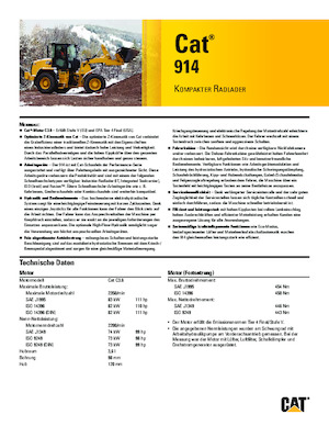 व्हील लोडर Caterpillar 914