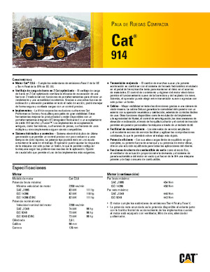 व्हील लोडर Caterpillar 914