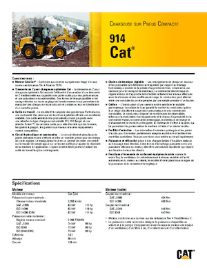 व्हील लोडर Caterpillar 914