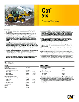 व्हील लोडर Caterpillar 914