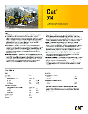 व्हील लोडर Caterpillar 914