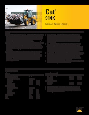 व्हील लोडर Caterpillar 914K