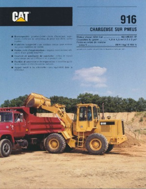 व्हील लोडर Caterpillar 916