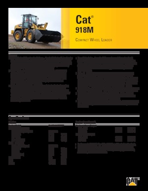 व्हील लोडर Caterpillar 918M