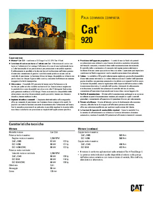 व्हील लोडर Caterpillar 920