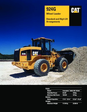 व्हील लोडर Caterpillar 924 G