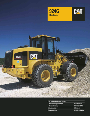 व्हील लोडर Caterpillar 924 G HL