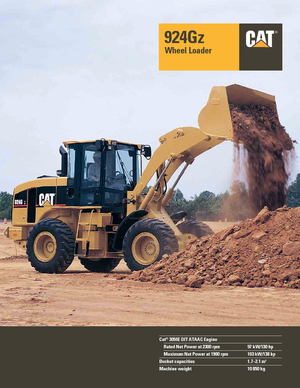 व्हील लोडर Caterpillar 924 Gz