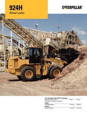 व्हील लोडर Caterpillar 924H