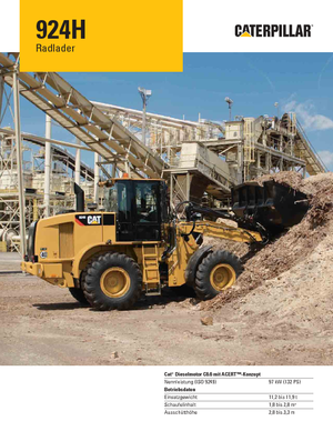 व्हील लोडर Caterpillar 924H HL